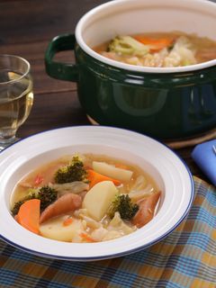 野菜たっぷり♪簡単甘酒トマトポトフ-レシピのメイン写真