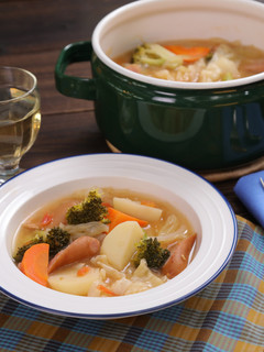 野菜たっぷり♪簡単甘酒トマトポトフ-レシピのメイン写真