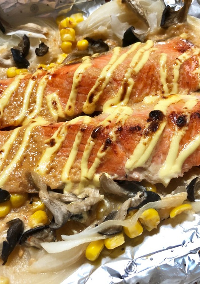 鮭の味噌マヨ焼き-レシピのメイン写真