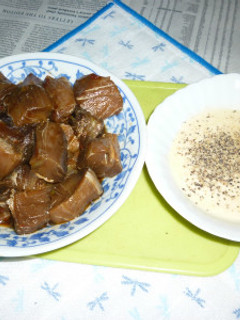 本まぐろの剥き身のヅケでタパス-レシピのメイン写真