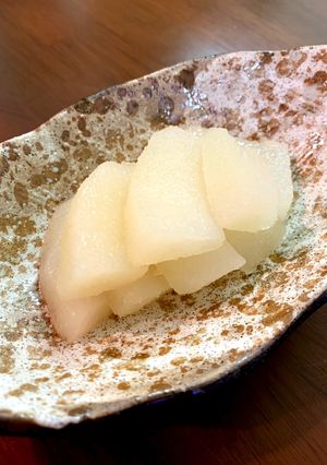 レンジで簡単☆梨のコンポート-レシピのメイン写真