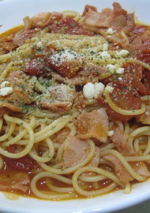 トマトパスタ(改）-レシピのメイン写真