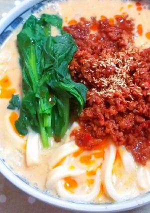 うま辛坦々うどん-レシピのメイン写真
