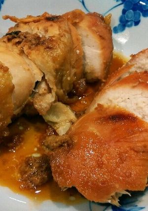 フライパンで♪胸肉のローストチキン-レシピのメイン写真