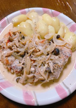 我が家の鶏クリーム煮-レシピのメイン写真