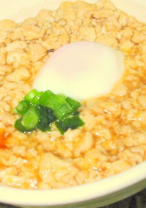 温玉と鶏ひき肉あんかけのヘルシー親子丼☆-レシピのメイン写真