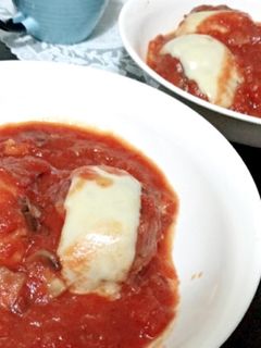ごちそう♡ハンバーグのトマト煮込み-レシピのメイン写真