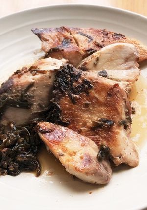 ブリの塩昆布締め焼き-レシピのメイン写真
