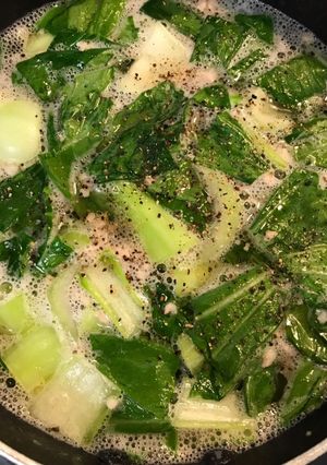 食べたくなるなる！簡単青梗菜の中華スープ-レシピのメイン写真