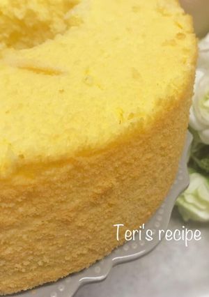 オレンジ香るオイルの米粉シフォンケーキ-レシピのメイン写真