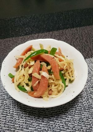切り干し大根とピーマンのブラペ炒め-レシピのメイン写真