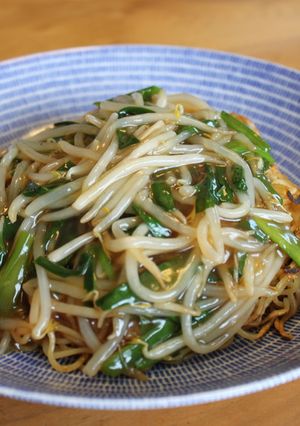 ニラともやしのあんかけ焼きそば-レシピのメイン写真