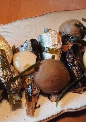サンマ梅干し煮♪-レシピのメイン写真
