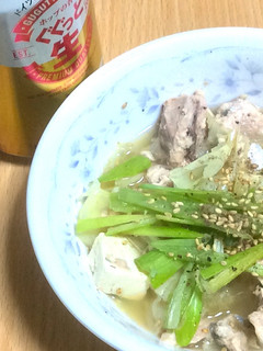 サバ水煮缶と豆腐&キャベツの簡単鍋-レシピのメイン写真