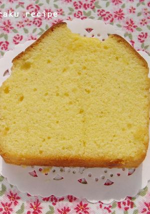バニラ香るプレーンなパウンドケーキ-レシピのメイン写真
