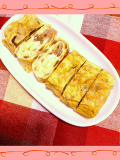 お弁当朝食に☆ザーサイ入り卵焼き(^^♪-レシピのメイン写真
