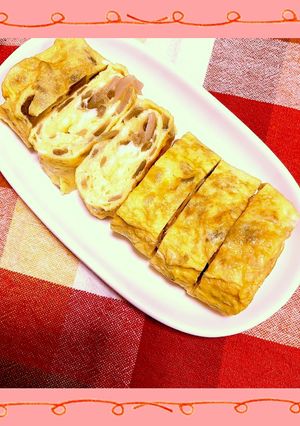 お弁当朝食に☆ザーサイ入り卵焼き(^^♪-レシピのメイン写真