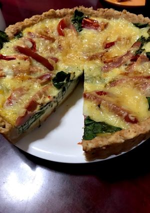 ほうれん草たっぷりとキッシュ-レシピのメイン写真