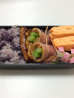 ㉔ はじめての 、紫芋おこわ弁当♡-レシピのメイン写真