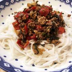รูปของ ［糖質オフ］糖質0麺で韓国風混ぜ麺
