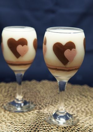 インスタ映え！生チョコぷるぷる牛乳ゼリー-レシピのメイン写真