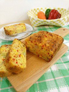 ケーク・サレ*甘くない野菜ケーキ-レシピのメイン写真