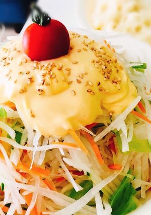 びっくりドンキー風マヨのディッシュサラダ-レシピのメイン写真