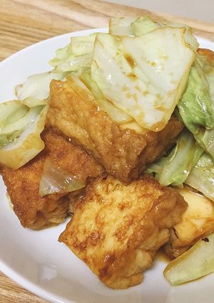 厚揚げのみそ炒め-レシピのメイン写真