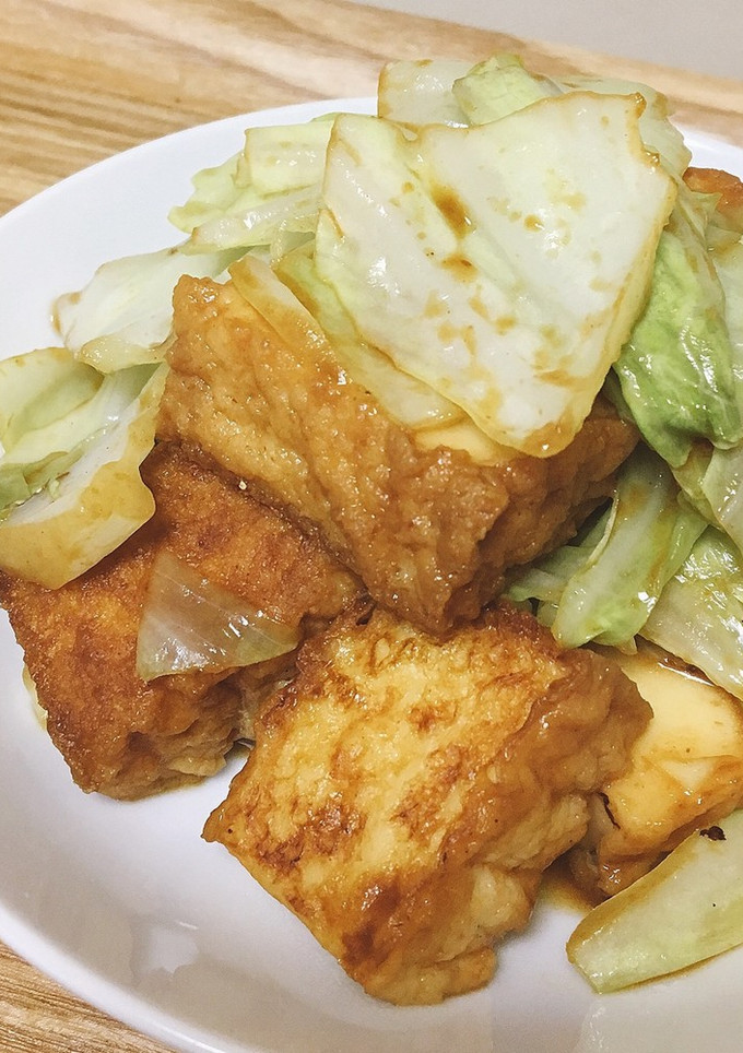 厚揚げのみそ炒め-レシピのメイン写真