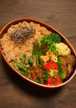 塩昆布とあわせて♪玄米入りほうじ茶ごはん-レシピのメイン写真