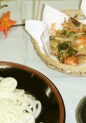 かきあげうどん（腎臓病食）-レシピのメイン写真