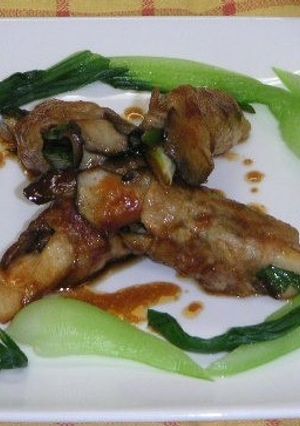 韓国風野菜の肉巻き（腎臓病食）-レシピのメイン写真