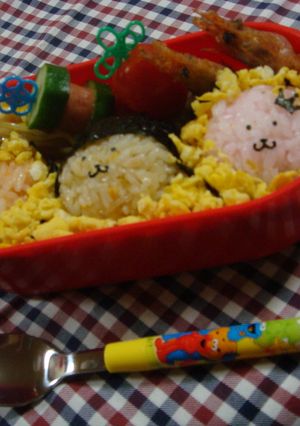 簡単☆らいおん・おにぎり☆-レシピのメイン写真