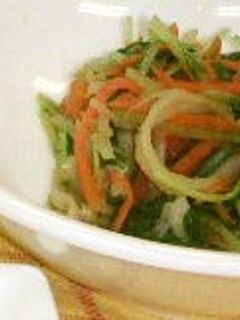 水菜の和え物(腎臓病食)-レシピのメイン写真