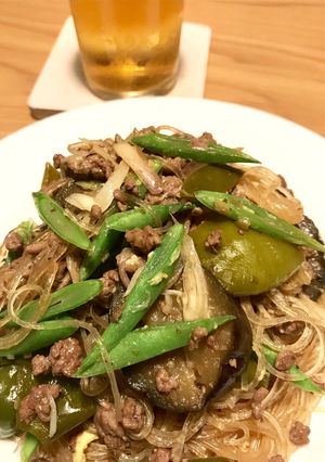 よっちゃんなんばん肉味噌で！チャプチェ-レシピのメイン写真