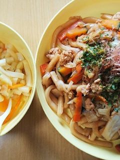 コーミソースで焼きうどん~取分け離乳食も-レシピのメイン写真