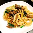 コストコのプルコギビーフで焼うどん