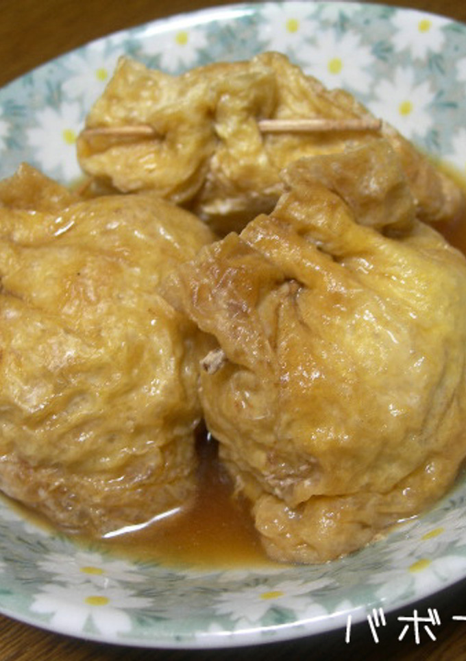 油揚げの巾着煮-レシピのメイン写真