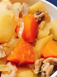 麺つゆだけで!簡単肉じゃが-レシピのメイン写真
