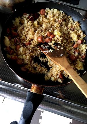 給料日前の有り合わせパラパラチャーハン-レシピのメイン写真