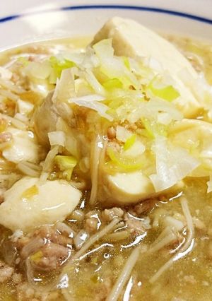 ゆず胡椒で和風の白麻婆豆腐-レシピのメイン写真