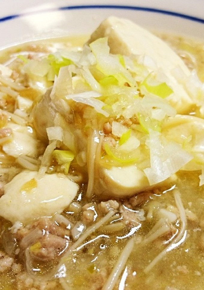 ゆず胡椒で和風の白麻婆豆腐-レシピのメイン写真