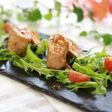 シャキシャキ野菜のぐるぐる肉巻き