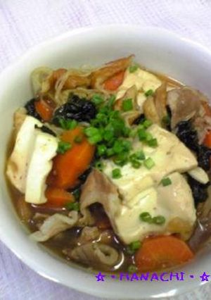 ♪給食メニュー☆肉豆腐★すきやき風～♪-レシピのメイン写真