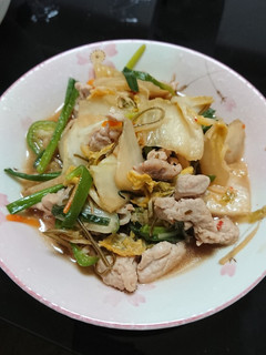 白菜漬けと豚肉の炒め物-レシピのメイン写真