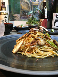 *松茸とさきいかの和風パスタ*-レシピのメイン写真