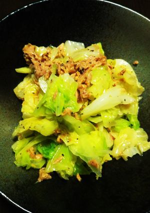 キャベツとツナのポン酢胡椒あえ-レシピのメイン写真