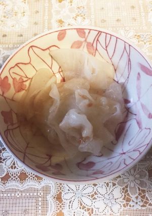 お手軽 大根の梅浅漬けオリジナル-レシピのメイン写真
