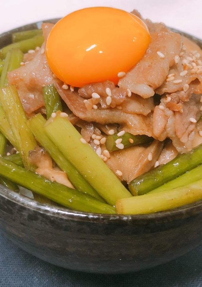 一人暮らしのスタミナ丼-レシピのメイン写真