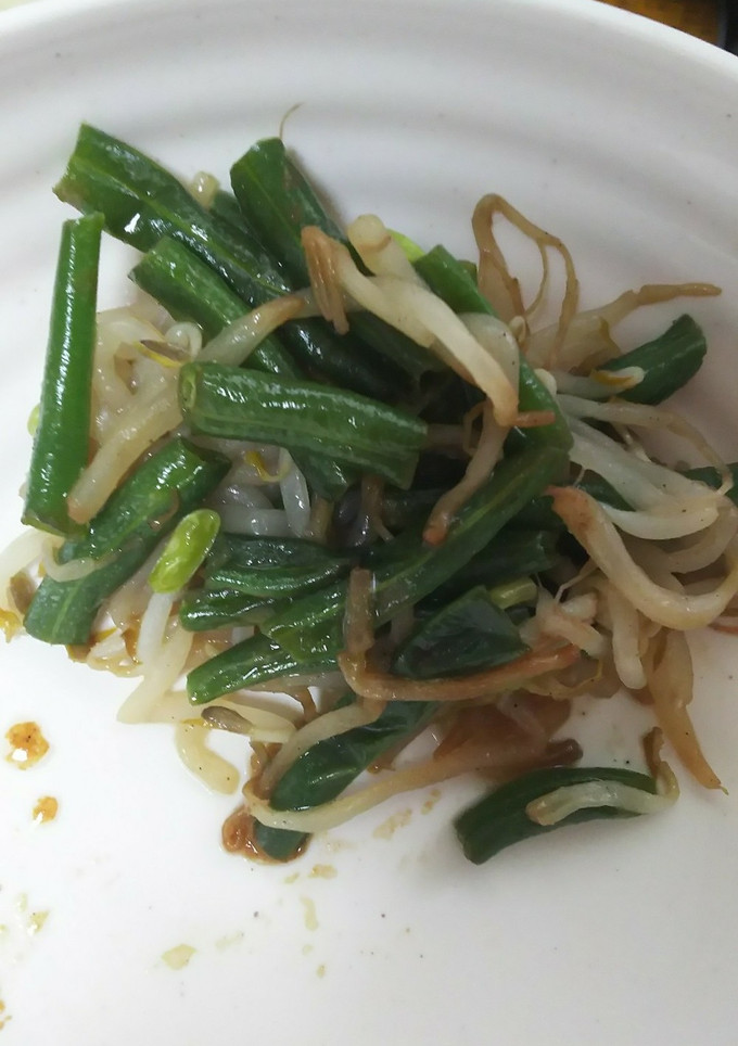 いんげん豆ともやしの炒め物-レシピのメイン写真